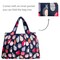 Wrapables Large & Small Foldable Tote Nylon Reusable Grocery Bags, Set of 2